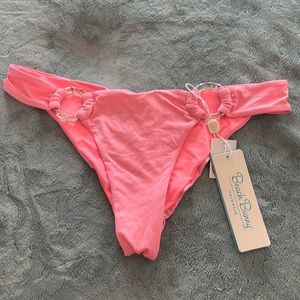 NWT Beach Bunny Nadia Glitter skimpy bottoms